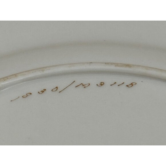 Lenox Etruscan Cobalt Blue Greek Key Dinner Plate 10 3/8" Gold Ivory China USA - Picture 8 of 9